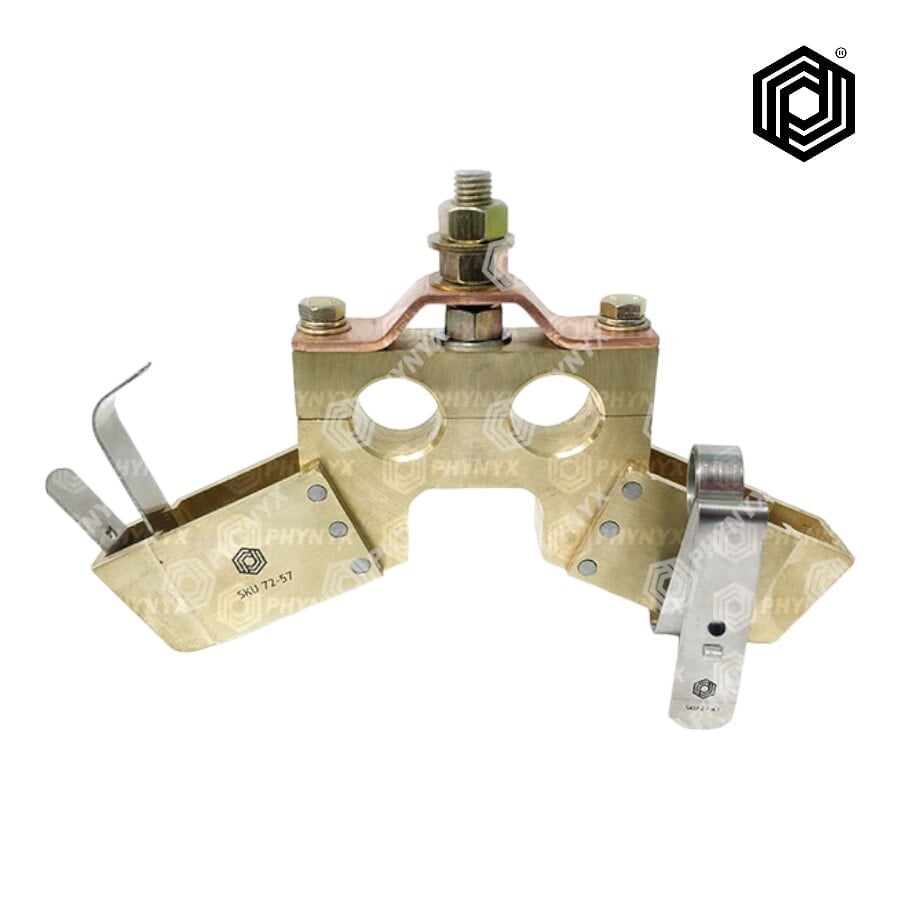 SKU 72-57  Double Clamp Brush Holder