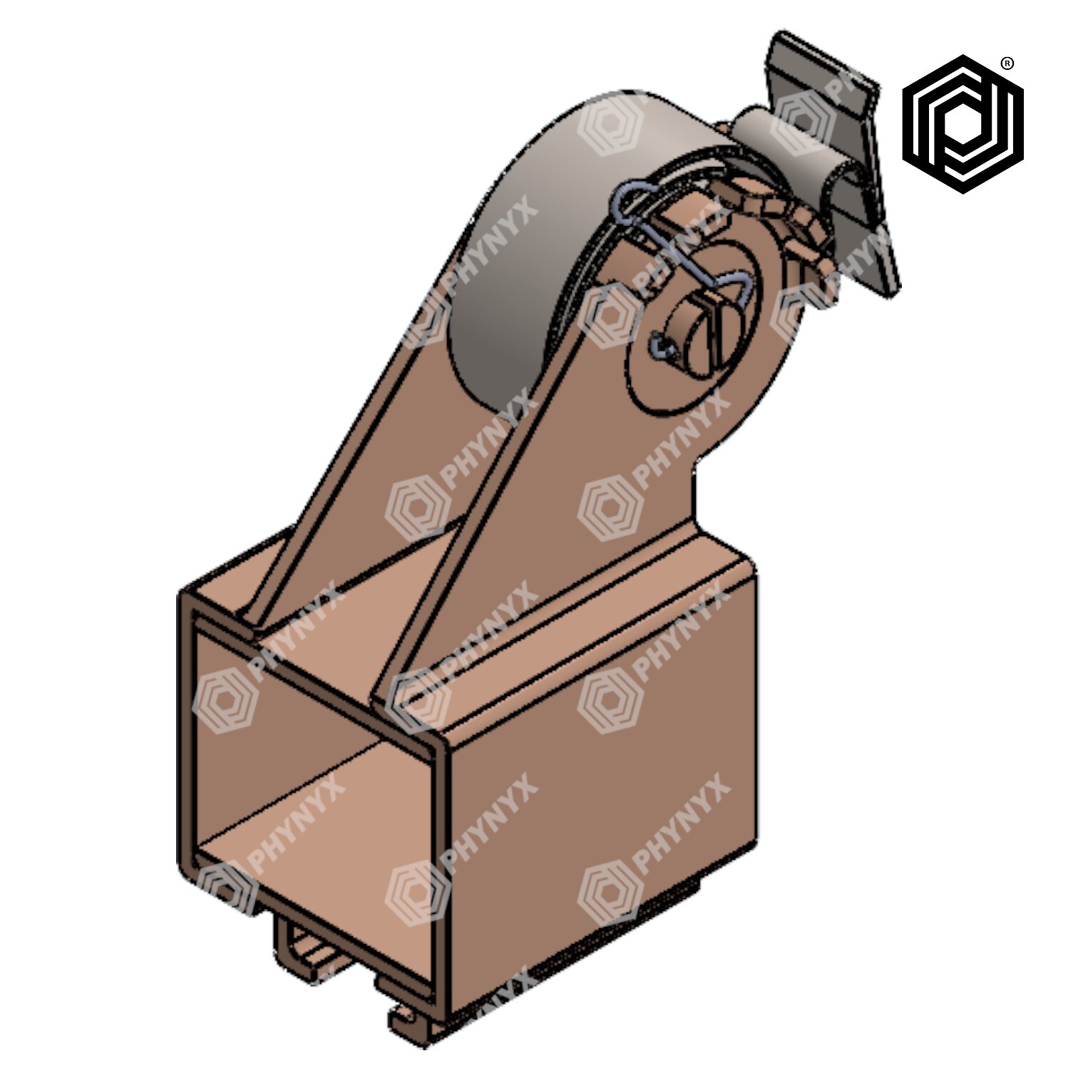 SKU 72-233 Single Pocket Brush Holder